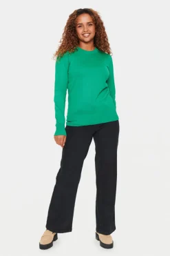 Mila Pullover - Verdant Green Melange
