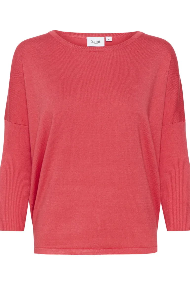 Mila R-Neck Pullover - Cayenne