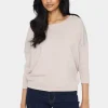 Mila R-Neck Pullover - Gray Morn Melange