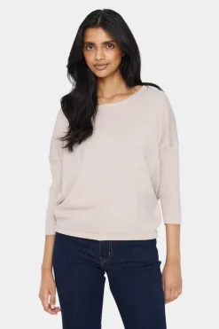Mila R-Neck Pullover - Gray Morn Melange