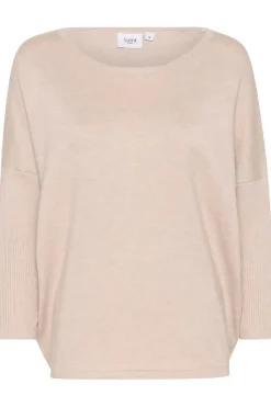 Mila R-Neck Pullover - Gray Morn Melange