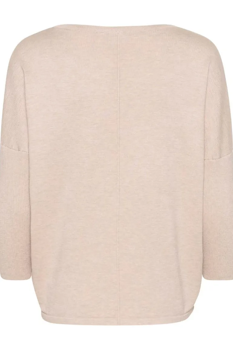 Mila R-Neck Pullover - Gray Morn Melange