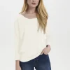 Mila R-Neck Pullover - Ice