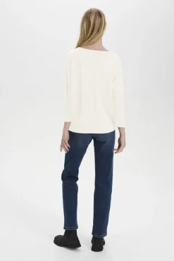 Mila R-Neck Pullover - Ice