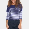 Mila R-Neck Pullover - Midnight Sail