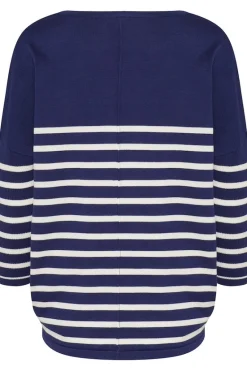 Mila R-Neck Pullover - Midnight Sail