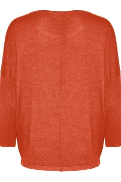 Mila R-Neck Pullover - Tigerlily