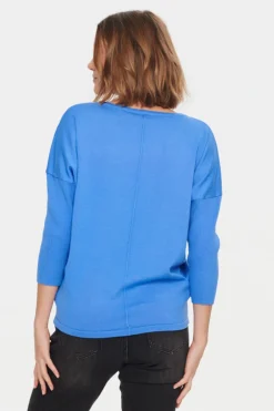 Mila R-Neck Pullover - Ultramarine