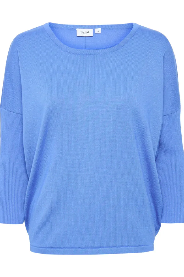 Mila R-Neck Pullover - Ultramarine
