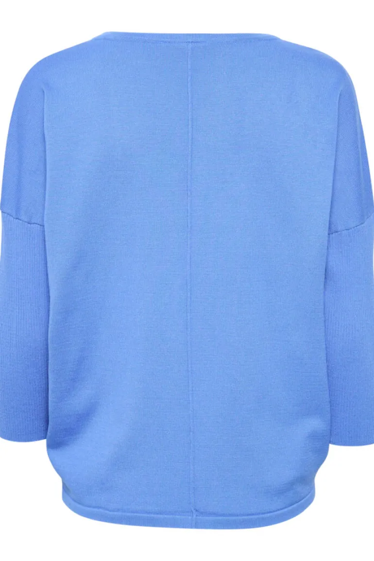 Mila R-Neck Pullover - Ultramarine
