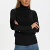 Mila Rollneck Pullover - Black