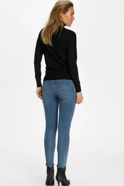Mila Rollneck Pullover - Black