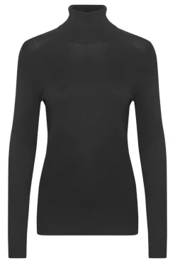 Mila Rollneck Pullover - Black