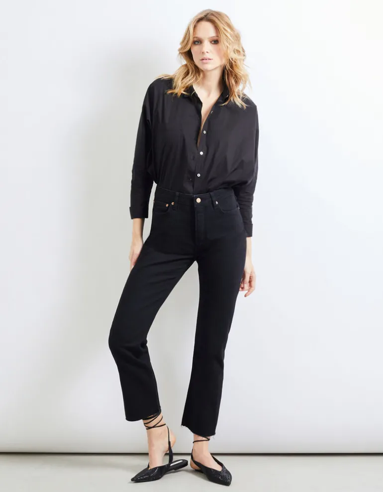 Milo High Waisted Straight Jeans - Denim BL-538