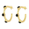 Mini Cruise Earrings - Black Onyx