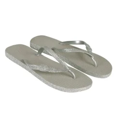 Morango Sandal - Glitter Silver
