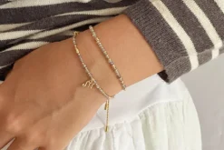 Mystical Labradorite Gold Bracelet