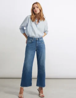 Nady Wide Leg Jeans - Blue