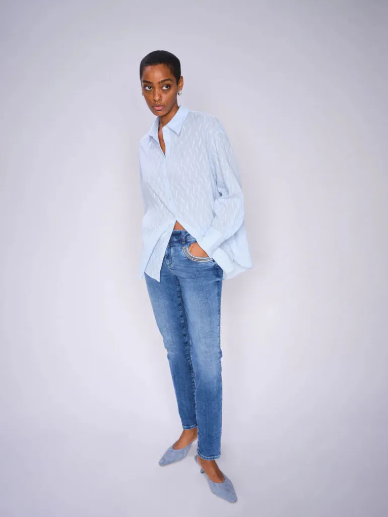 Naomi Grendel Jeans - Mid Blue
