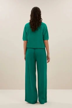 Neva Slub Top - Green Lake