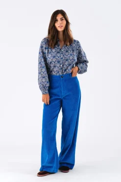 Nicky Shirt LS - Blue