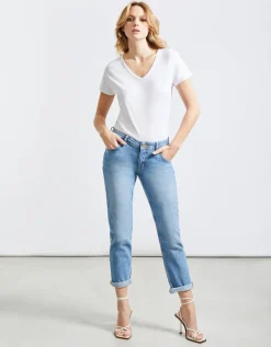 Nina Boyfriend Jeans- Denim B344