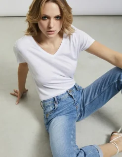 Nina Boyfriend Jeans- Denim B344