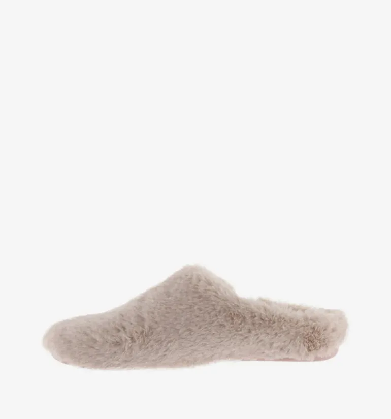 Norte Pelo Slippers - Nude