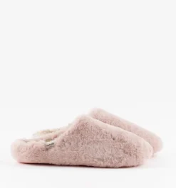 Norte Pelo Slippers - Nude