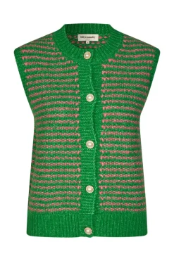 Nynne Knit Vest SL - Green
