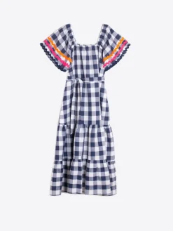 Palmeira Dress - Vichy Navy