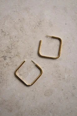 Pd Squared Earring M - Gold