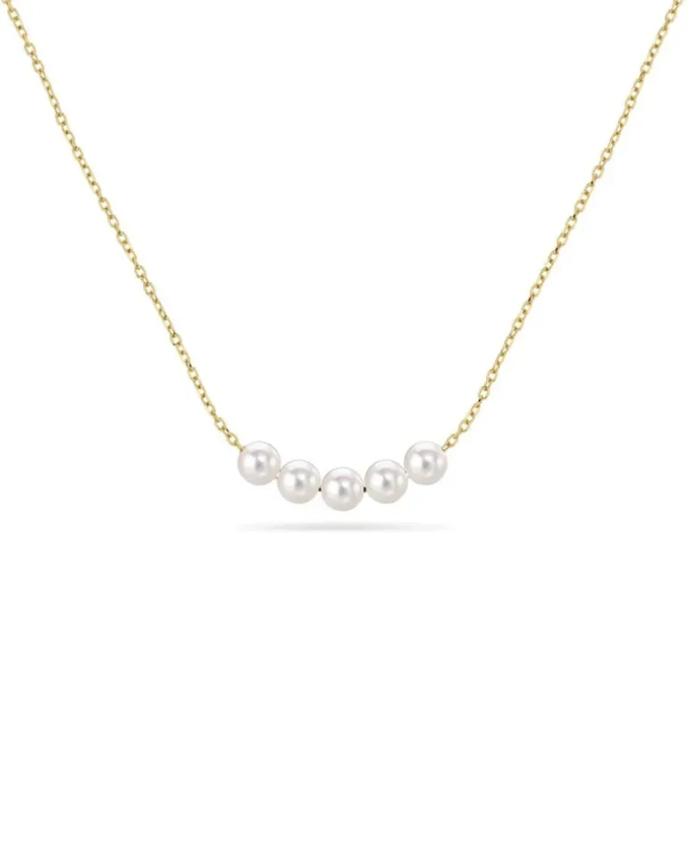 Pearly Necklace Gold