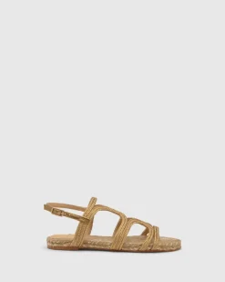 Pitra Flat Sandal - Oro