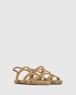Pitra Flat Sandal - Oro