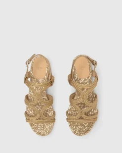 Pitra Flat Sandal - Oro