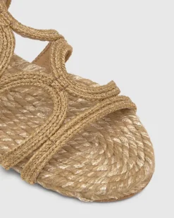 Pitra Flat Sandal - Oro