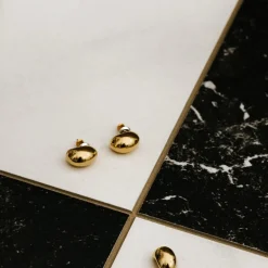 Polished Domed Mini Stud Earring