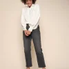 Rachel Siva Cropped Jeans - Dark Grey