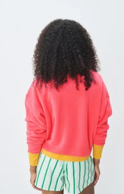 Raxow V-Neck Jumper - Hortensia Fluo