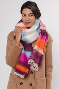Reeve Scarf - Multi Colour Stripe