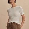 Regina Fitted Tee - White