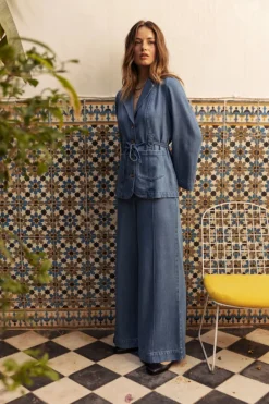 Risle Pants - Mid Blue