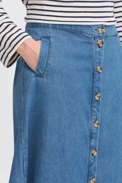 Risle Skirt - Mid Blue