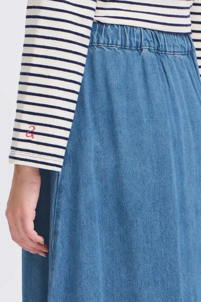 Risle Skirt - Mid Blue