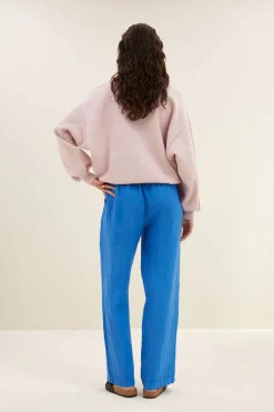 Robyn Linen Pants - Queens Blue