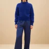 Robyn Pant - Blue Cheetah Print