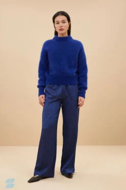 Robyn Pant - Blue Cheetah Print