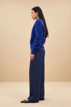 Robyn Pant - Blue Cheetah Print