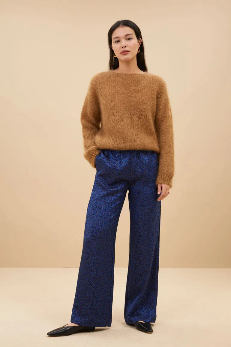 Robyn Pant - Blue Cheetah Print